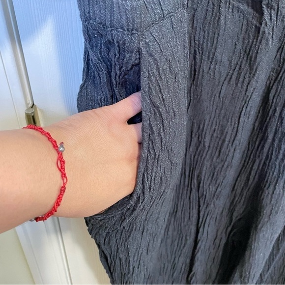 Soft Surroundings Black  Cannes Crinkle cotton  Gauze Jumpsuit  3X - Picture 7 of 8